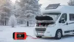 Batteriepflege mit Sonnenkraft im Winter