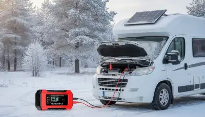 Batteriepflege mit Sonnenkraft im Winter