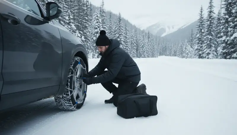RDKS und Schneeketten: Konfliktfrei Fahren