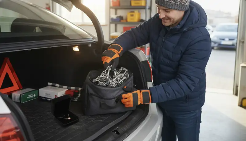 Schneeketten richtig aufbewahren