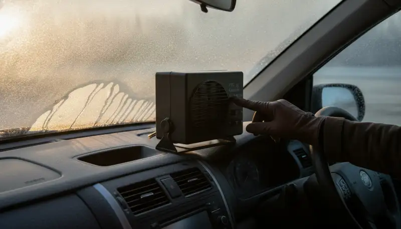 Warmstart: Keramikheizer im Winterauto