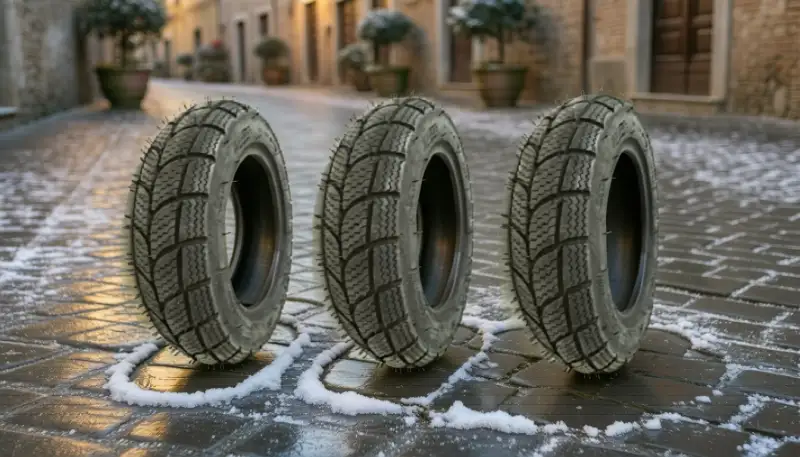 Winter-Fit für Roller & Ape: Mit diesem 3er-Reifen-Set sicher durch die kalte Jahreszeit