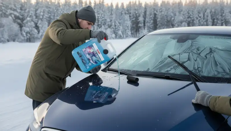 Wischergummis enteisen: Klare Sicht im Winter